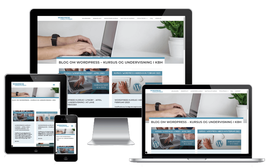 Ny Hjemmeside Til Wpunderviser Wordpress Design 4