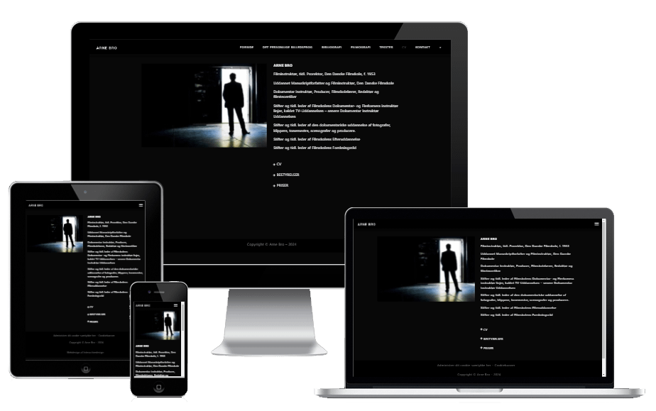 Ny Hjemmeside Instruktoer Arne Bro Wordpress Design 02