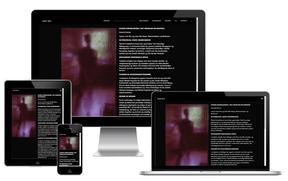 Ny Hjemmeside Instruktoer Arne Bro Wordpress Design 05