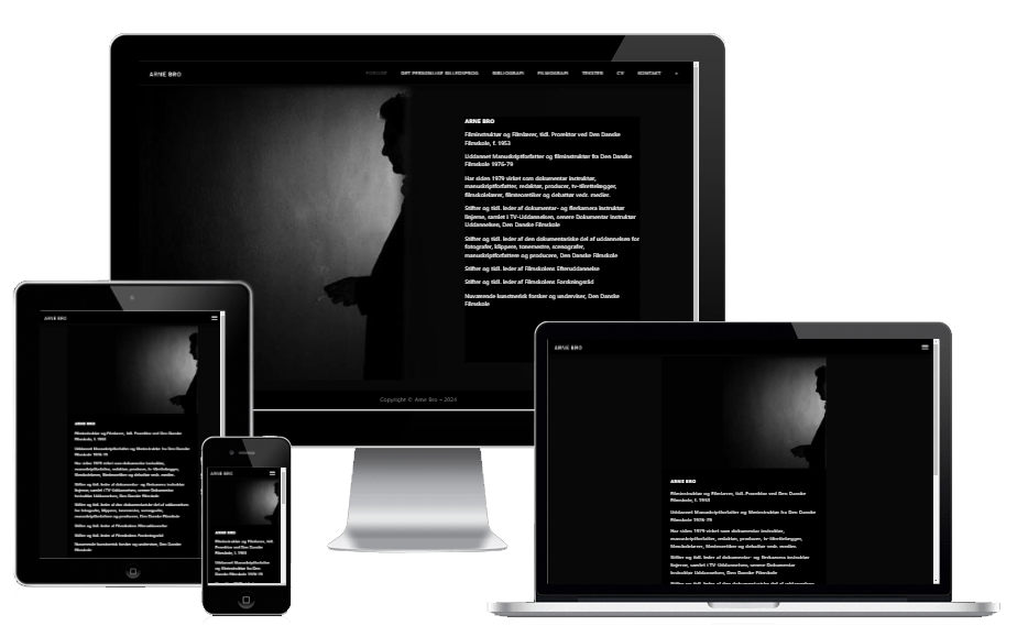 Ny Hjemmeside Instruktoer Arne Bro Wordpress Design 06