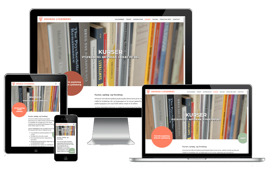 Ny Hjemmeside Til Psykolog Mehrak Lykkeberg.wordpress Webdesign 2