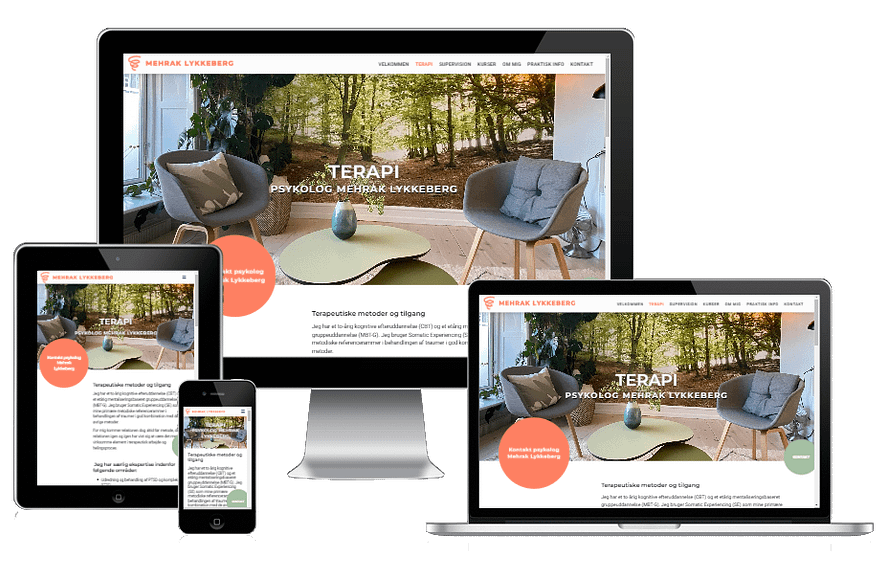 Ny Hjemmeside Til Psykolog Mehrak Lykkeberg.wordpress Webdesign 4
