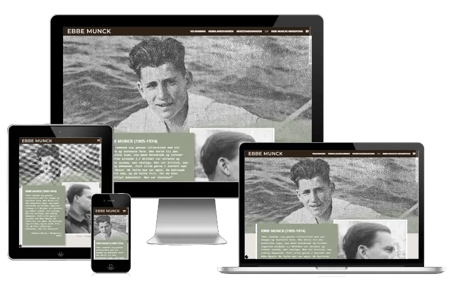 Ny Hjemmeside om Ebbe Munck Modstandsmand Grønlandsfarer
