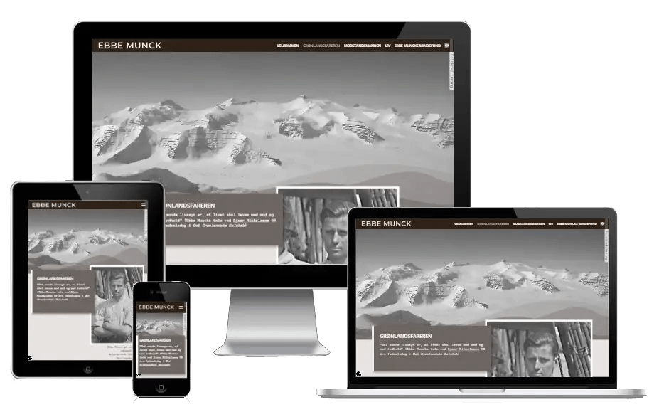 Ny Hjemmeside om Ebbe Munck Modstandsmand Grønlandsfarer 4