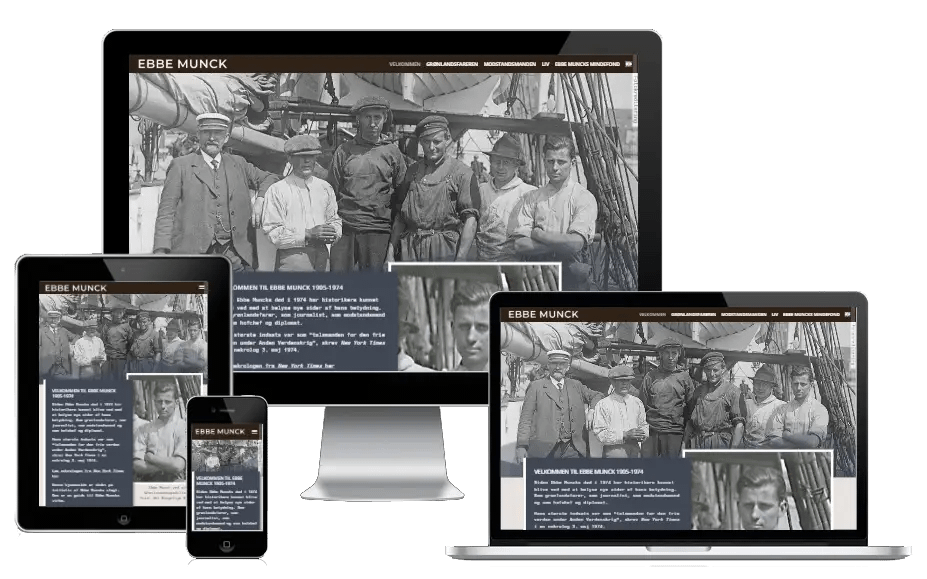 Ny Hjemmeside om Ebbe Munck Modstandsmand Grønlandsfarer 5