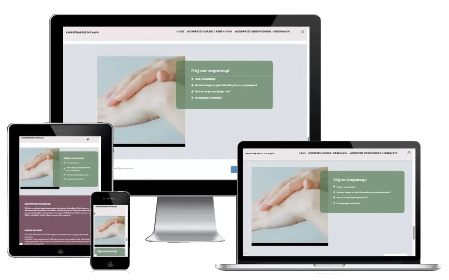 Kropsterapeut Ny Hjemmeside Design Kropsterapi 0