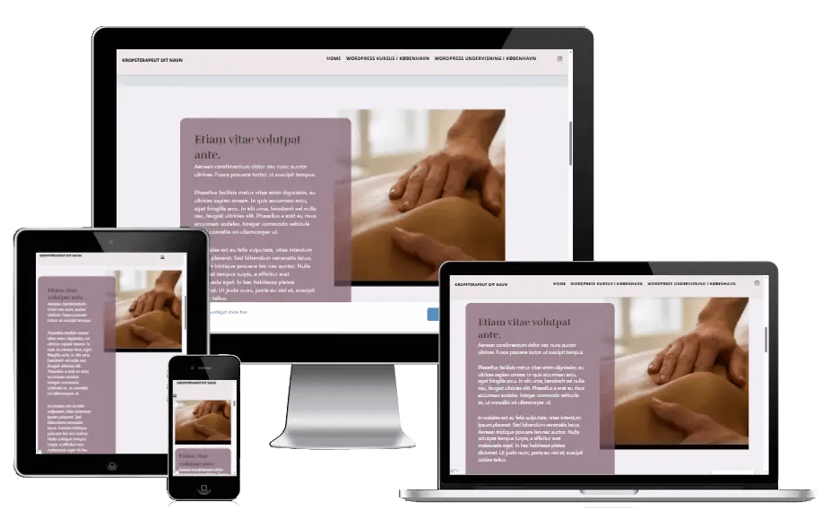 Kropsterapeut Ny Hjemmeside Design Kropsterapi 04