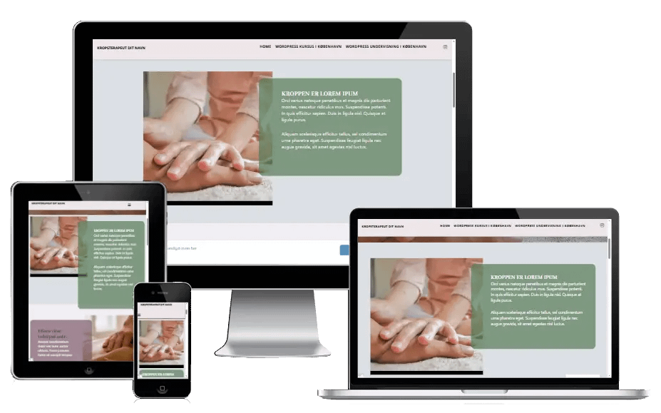 Kropsterapeut Ny Hjemmeside Design Kropsterapi 05
