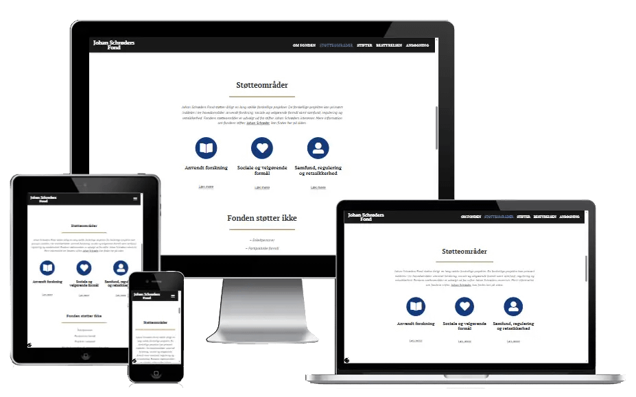 Ny Hjemmeside Johan Schroeders Fond Wordpress 04